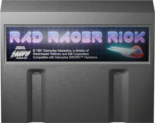 Rad Racer Rick cartridge