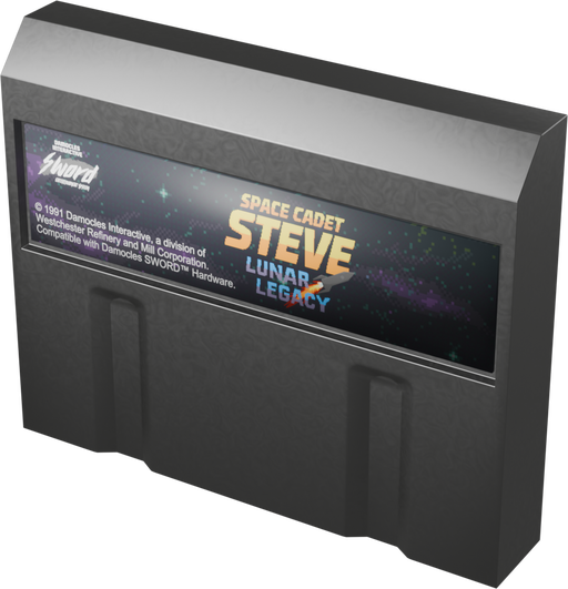 Space Cadet Steve: Lunar Legacy cartridge