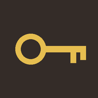 A gold key